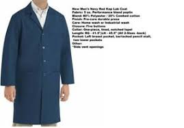 Details About New Mens Navy Lab Coat Red Kap Kp14 Size Xl 50 Rg 2nd