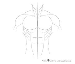 We will draw with this stickman in this step. How To Draw Anime Muscular Male Body Step By Step Animeoutline
