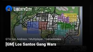 los santos gang wars for gta san andreas