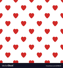 Seamless Pattern With Small Hearts Valentines Day