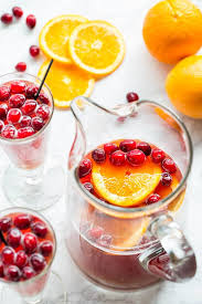 orange cranberry spritzer sweet savory