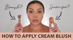 best way to apply cream blush nina