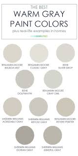 the best warm gray paint colors life