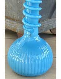 Executed In Blue Azure Blue Opaline Glass