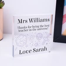 thank you teacher gifts personalised