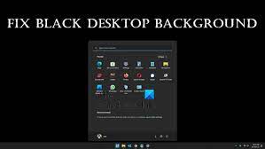 fix black desktop background on windows