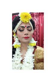 attractive bridal holud makeup