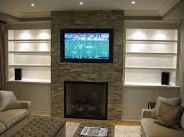 Tv Mount Planning On Stone Fireplace