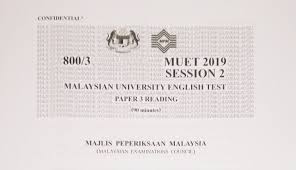 This post will be updated from time to time. Muet Session 2 2019 Past Year Papers Samakaiden