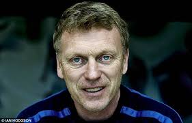 Blue eyes: A portrait of Moyes by Sportsmail&#39;s Ian Hodgson in March this year - article-2314619-18613E95000005DC-530_634x406