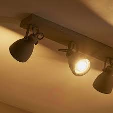 4 Bulb Led Concrete Ceiling Lamp Kadiga
