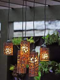 diy outdoor lighting diy pendant light