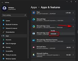 how to uninstall microsoft edge from