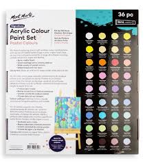 acrylic colour pastel paint set