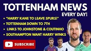 Latest spurs news and updates, special reports, videos & photos of spurs on sportstar. Tottenham News Kane To Leave Spurs Club Want Premier League Goalkeeper Saints Want Harry Winks Youtube
