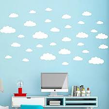 Removable Vinyl Clouds Wall Stickers