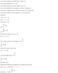 Class 7 Maths Chapter 4 Simple Equations