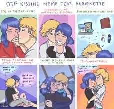 Otp Kissing Chart Miraculous Ladybug Know Your Meme