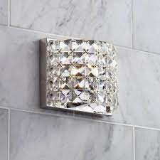 Wall Light Sconce Chrome Metal