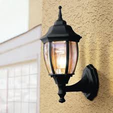 Take advantage of unbeatable inventory and prices from quebec's expert in construction & renovation. Hampton Bay 1 Light Black Dusk To Dawn Outdoor Wall Lantern Sconce Bpp1611 Blk The Home Depot