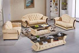 royal tufted sofa set with coffee table