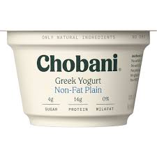 chobani non fat plain greek yogurt 5