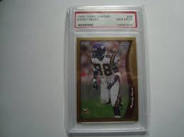 Find many great new & used options and get the best deals for randy moss 1998 topps finest football rookie card #135 graded sgc 88 nm/mt at the best online prices at ebay! Ebay Auction Item 264704113653 Football Cards 1998 Topps Chrome