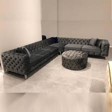 black design l shape sofa mehshan
