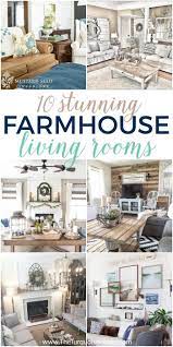 stunning living rooms with farmhouse decor