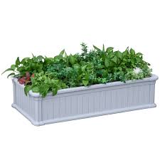 Outsunny Raised Garden Bed 48 5 Planter Box For Cultivation Flowers