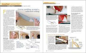 installing crown molding around a
