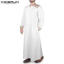 Tidebuy.com provides stylish and modern indian muslim bridal dresses online for sale, try one perfect islamic wedding gown! Buy Incerun Mens Jubba Thobe Arabic Islamic Clothing Muslim Saudi Arabia Men Dubai Long Robes Traditional Dress At Affordable Prices Price 14 Usd Free Shipping Real Reviews With Photos Joom