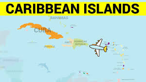 caribbean islands map learn the
