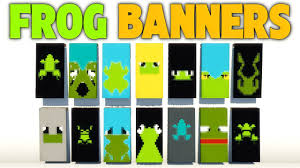 minecraft frog banners design