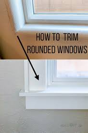 You will also need a length measurement. How To Trim A Window With Bullnose Corners Tutorial Anika S Diy Life Diy Window Trim Window Trim Interior Windows