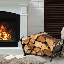 Buy Black Steel Firewood Storage Basket