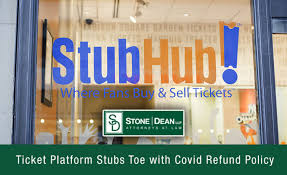 ticket platform stubs toe with covid