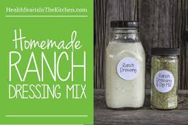 homemade ranch dressing mix health