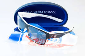 M in hellgrau mit blauem aufdruck für. F C Hansa Rostock Sonnenbrille Schwarz Weiss Hansa Kombiangebot