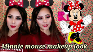 minnie mouse inspired makeup look