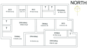 2d Plan Of The Existing First Floor