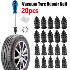 lainiute 20pcs rubber nail tire repair