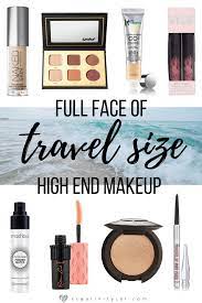 full face of travel size high end