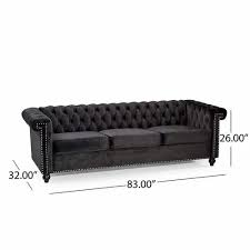 Wooden Reshuz Tufted Chesterfield