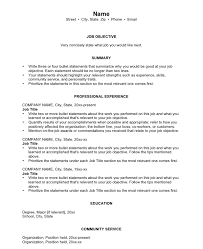 Jobstar Resume Guide Template For Chronological Resumes