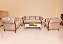 italian six seater sissoo wood sofa set