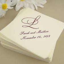 Luncheon Napkins     Ply Paper Personalized   My Wedding Reception     Etsy