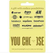 50 you choose all access gift card 2 x