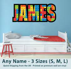 Personalised Wall Stickers Kids Names