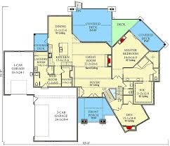 Home Plan With First Floor Master